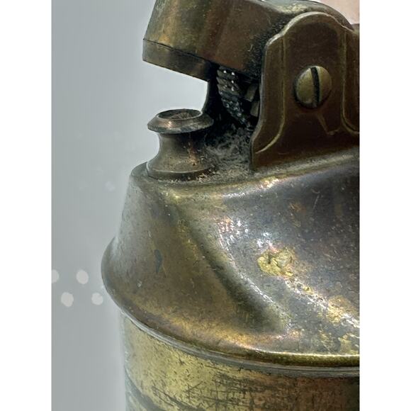 Vintage Brass Table Lighter Japan Untested - Picture 5 of 5